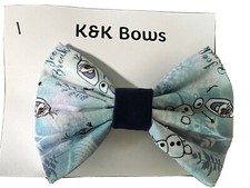 Fabric Hair Bow w/ Alligator Clip: Frozen 1