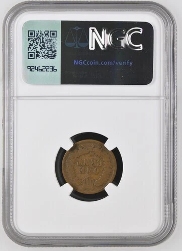 1905 Indian Head Cent Very Good NGC VG 8 Brown - Image 2 of 2