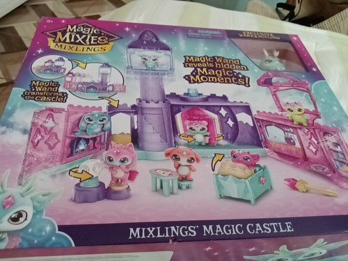 Magic Mixies Mixlings - Cabane Magique Lumineuse Avec Ascenseur Et Baguette - Jouet Interactif Avec Transformation Lumineuse - Exclusivité