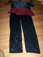 Boy's Size XL X Large 18-20 Death Warrior Halloween Costume Jumpsuit EUC