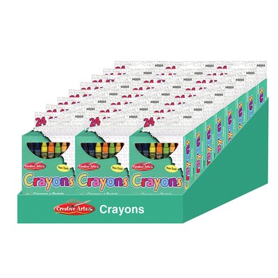 ADVANTUS CHL42024 Crayons Assorted Colors Box Of 24