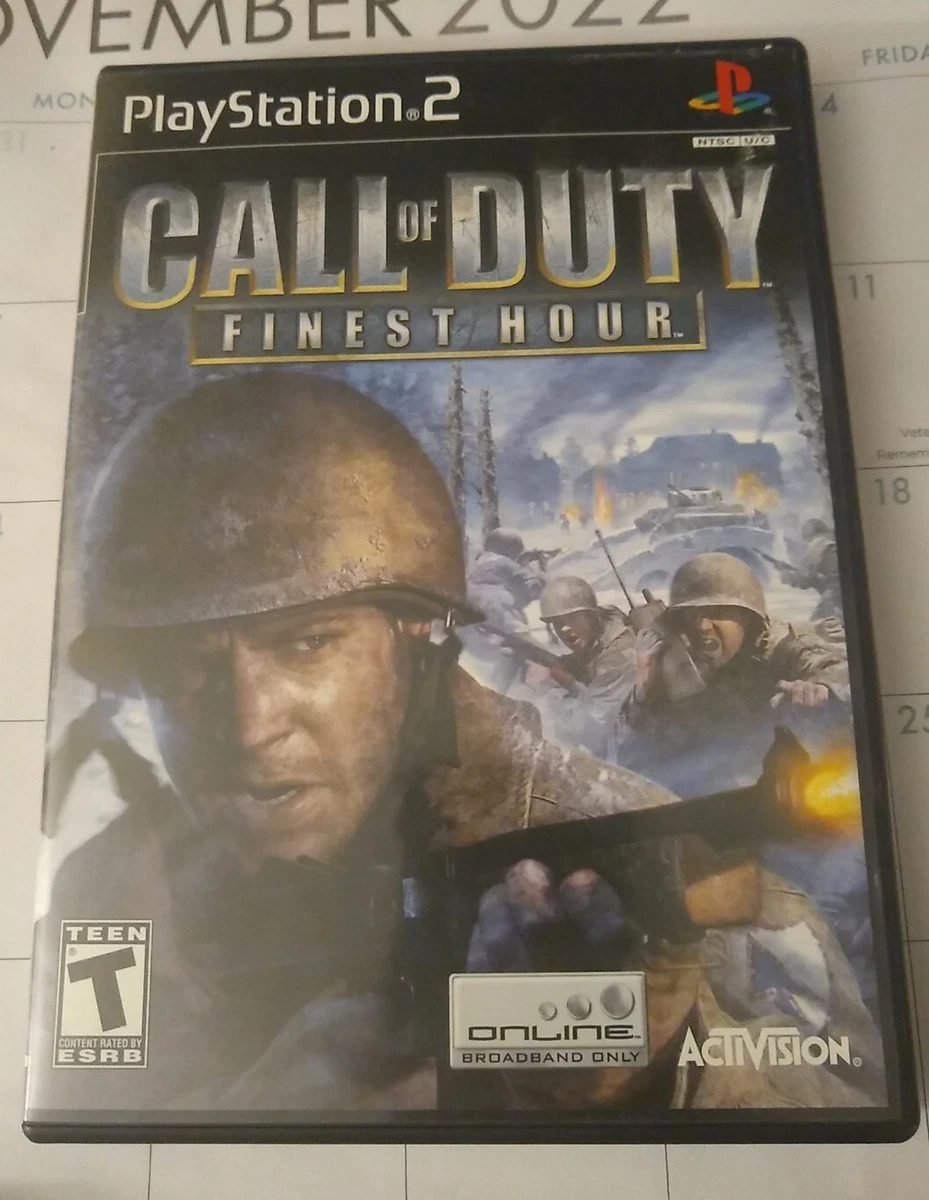 Call of Duty: Finest Hour (Sony PlayStation 2, 2004) for sale online