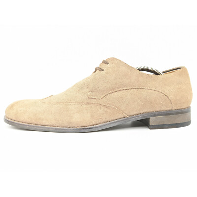 John Varvatos USA Tan Suede Casual Wingtip Derby Oxford Mens  display picture 1