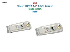 2pc Unger 58ST50 Safety Scraper,Stiff,1.5 Mad...