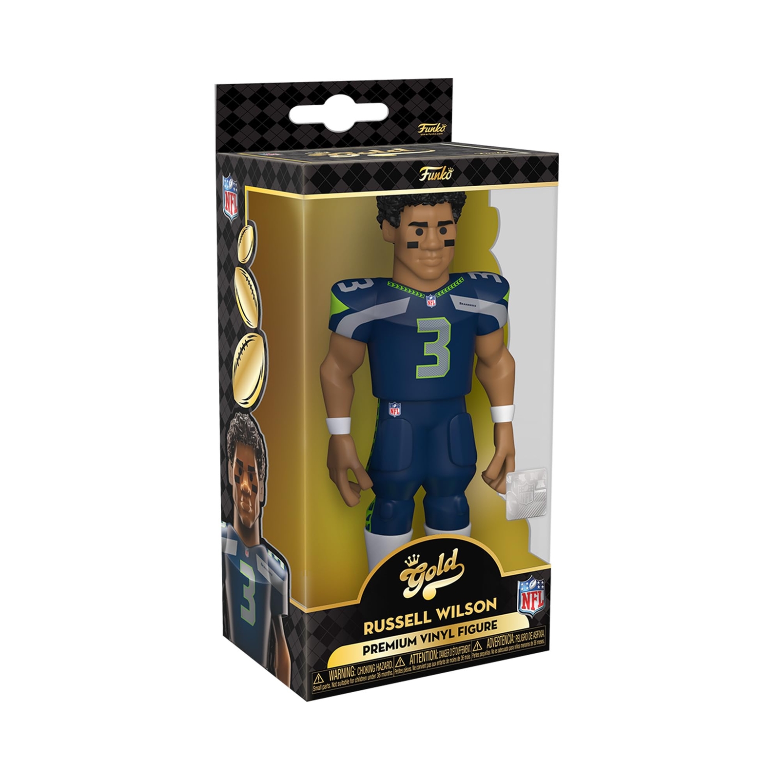 Funko Russell Wilson (Seattle Seahawks) Gold 5" NFL