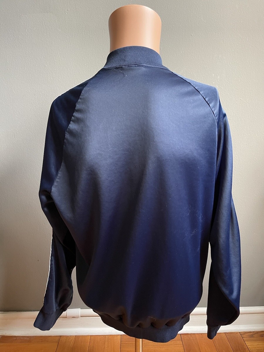 Vtg 80s Adidas ATP Track Jacket Medium Navy Blue Keyrolan 3 Vtg 80s Adidas ATP Track Jacket Medium Navy Blue Keyrolan 3