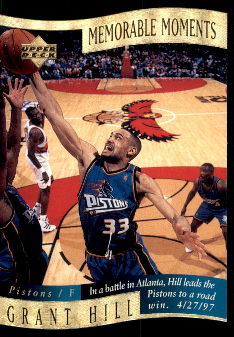 1997-98 Collector's Choice Memorable Moments Grant Hill 7 Detroit Pistons #2