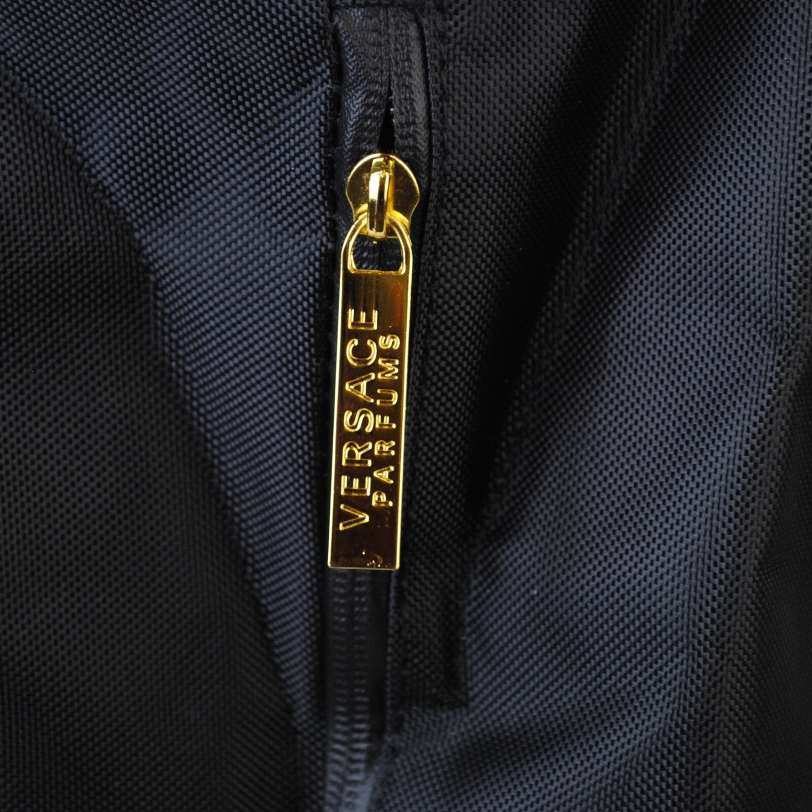 Versace Parfums Large Black & Navy Weekend Duffle / Travel Bag eBay