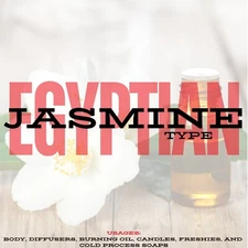 Egyptian Jasmine Fragrance Oil Scented Oil For Body Candle Soaps & Burning Oils