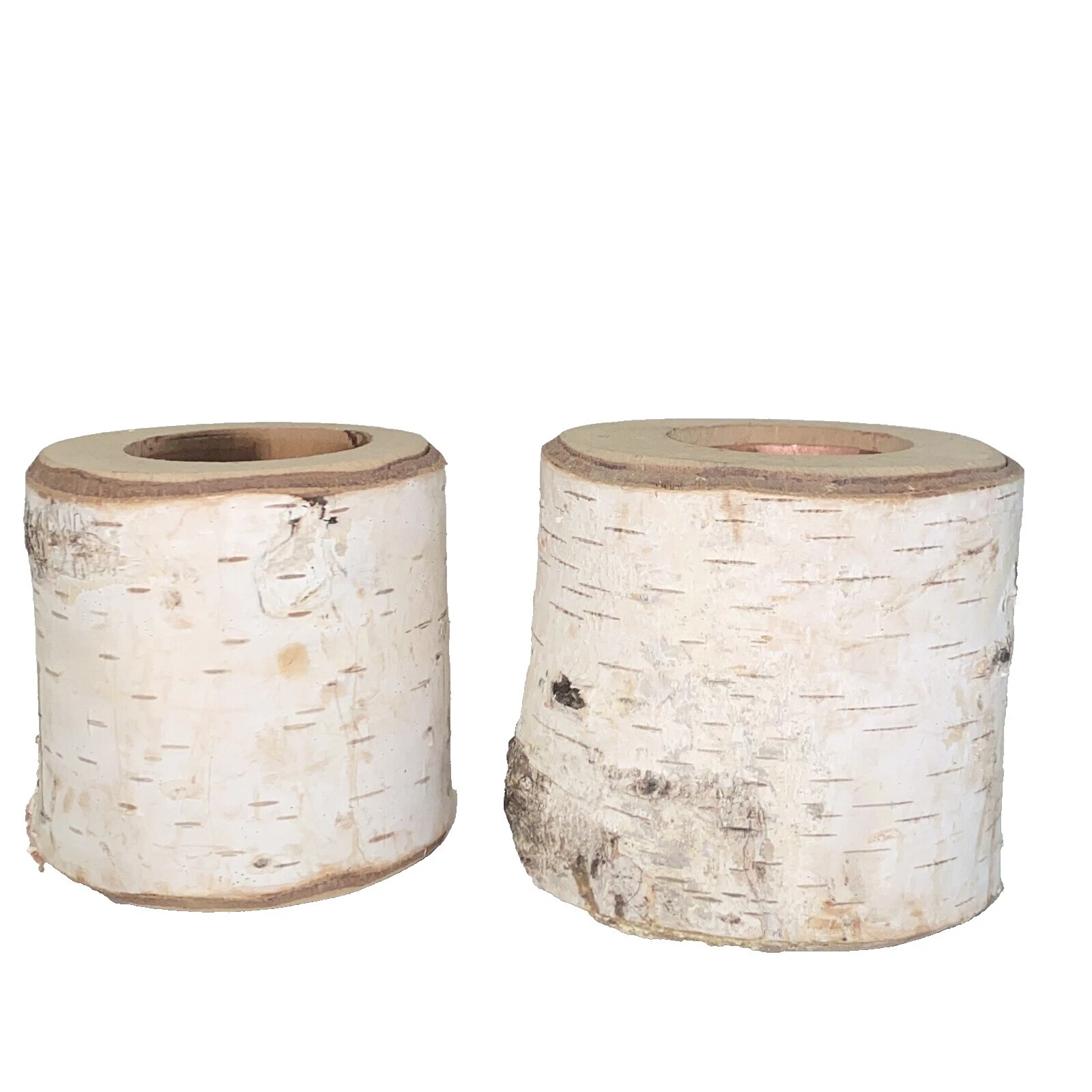 Handmade Birch Rustic/Primitive Candle Holders & Accessories