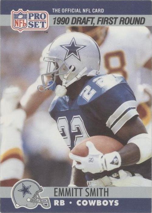 【最終価格】NFL DALLAS COWBOYS EMMITT SMITH 1990 Pro Set Emmitt Smith #685 for sale | eBay