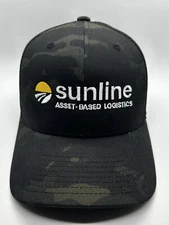 Sunline Asset Based Logistics Cap Hat Men Fitted OSFM Camo Mesh Poly Cotton