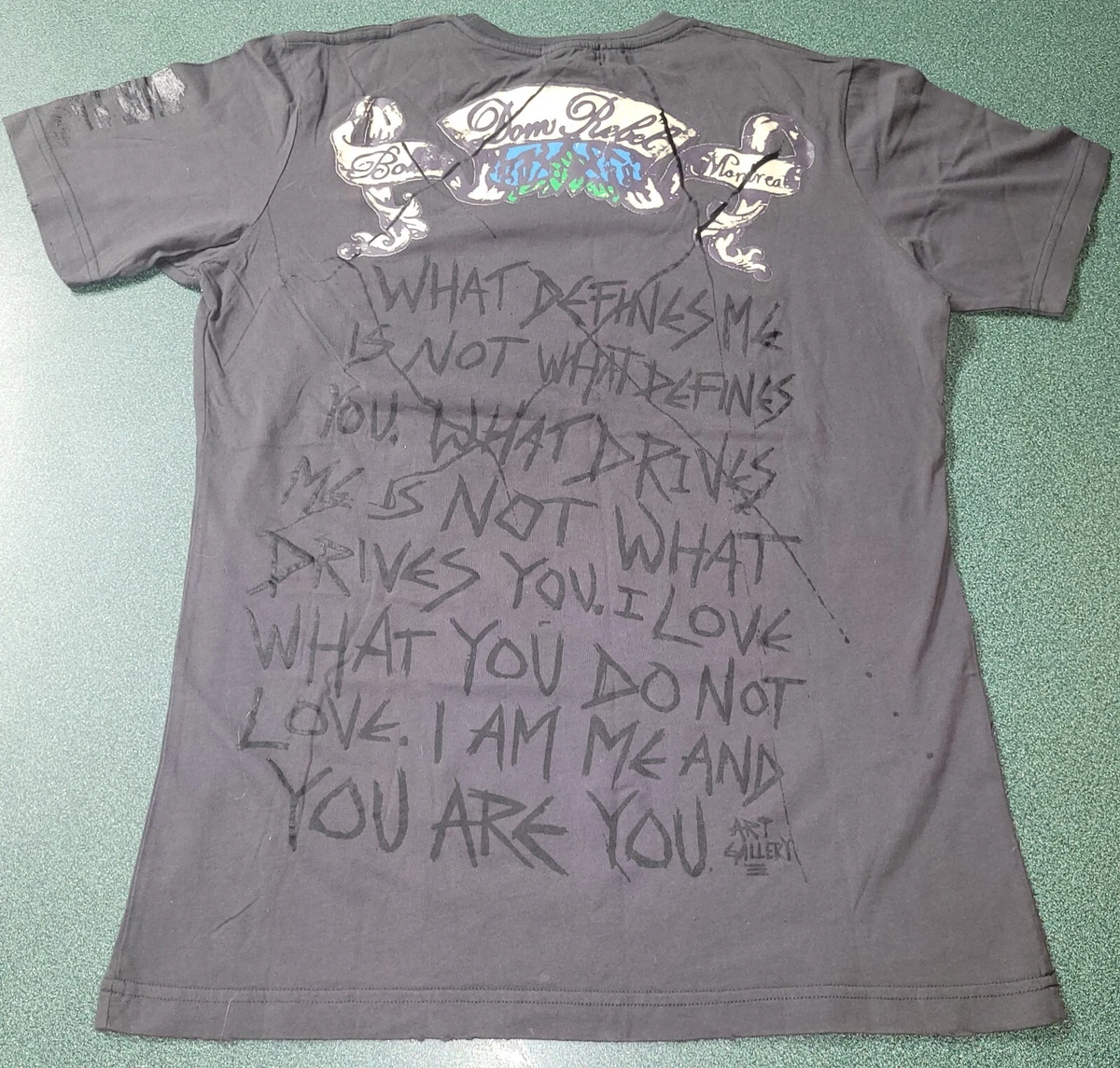 REDUCED BEST PRICE 70.00 Dom Rebel by Justin Svatina Shirt Mens L