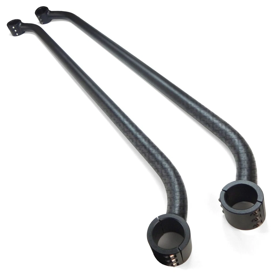 Black Tube Roll Cage Harness Bar Pair fits 2016-Up Commander Max DPS 800R & 1000 - Imagem 2 de 4