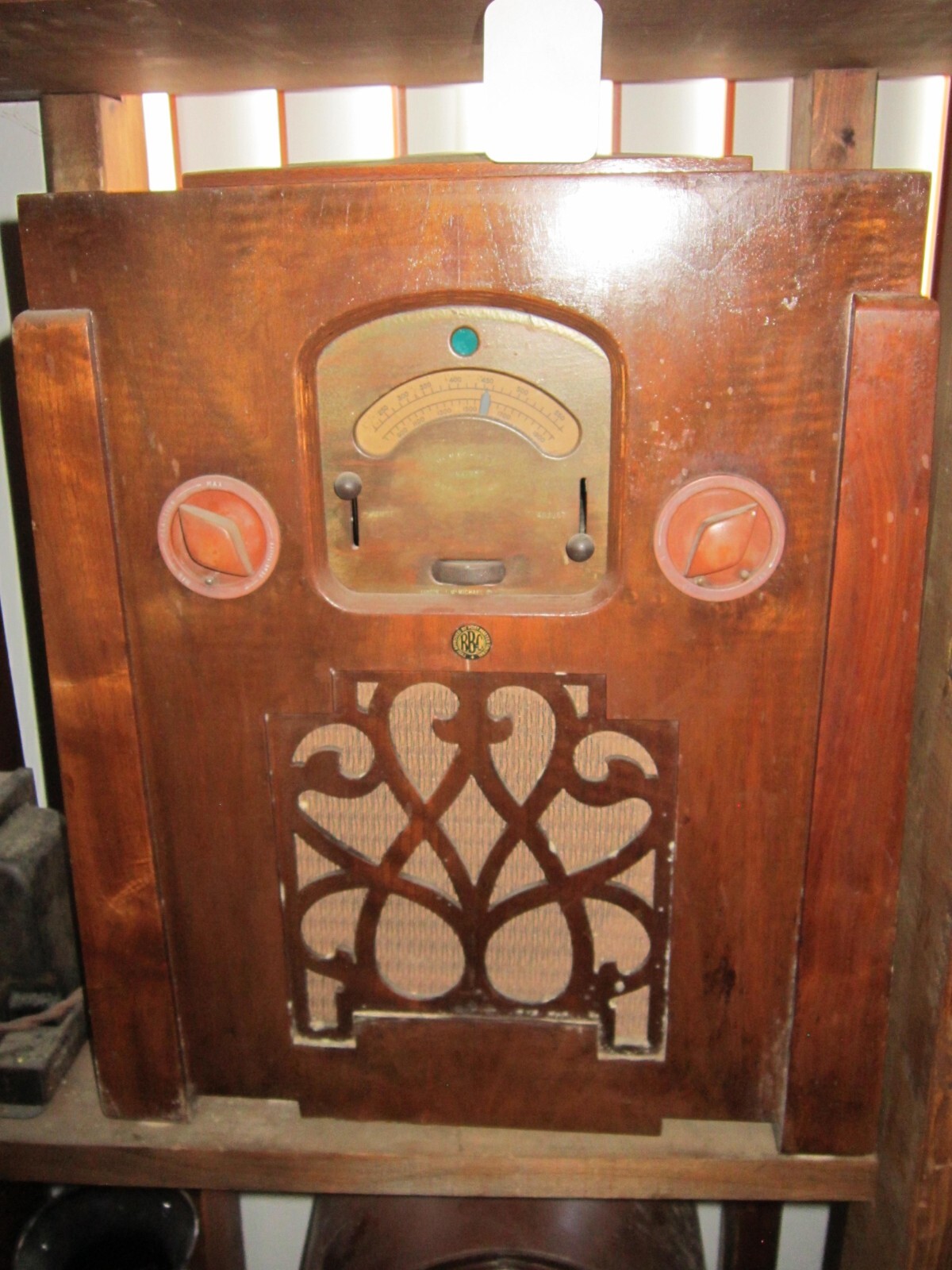 Marconi Deco Tombstone Radio May Not Be Fully Functional Parts