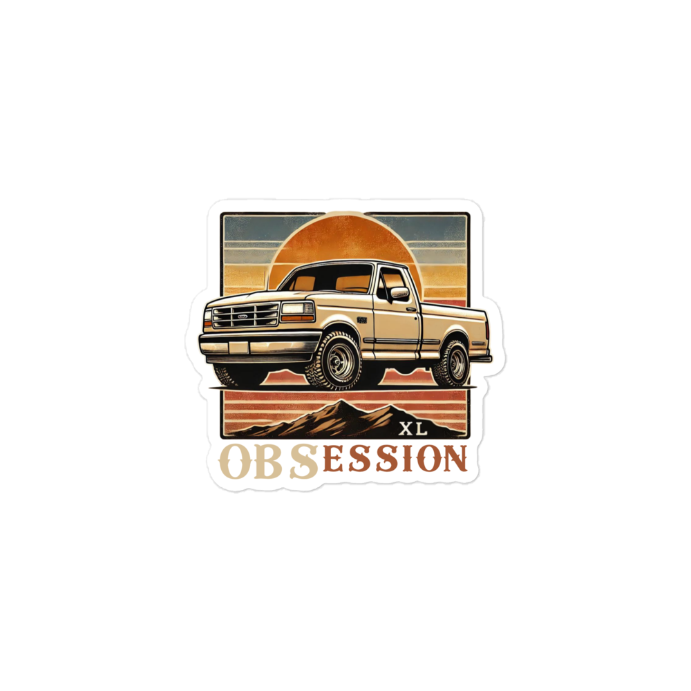 1992-1996 OBS Ford Aeronose Truck Sticker (XL Version)