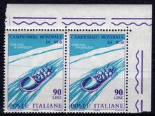 #112 - Republic - 90 lire Bob Championships, 1966 - New (**) / Line Variety