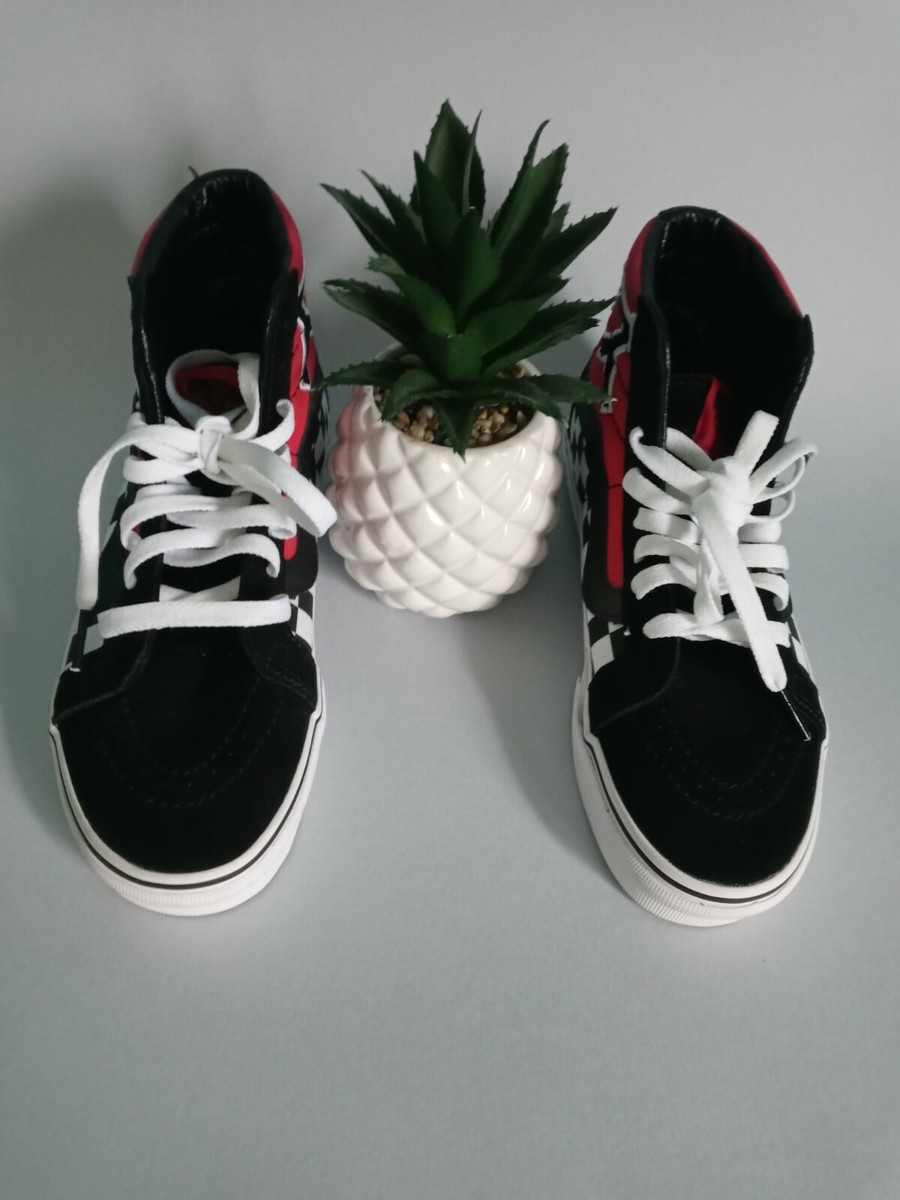 Vans Sk8-Hi ブラック チェック柄 刺繍希少美品⭐︎ Vans