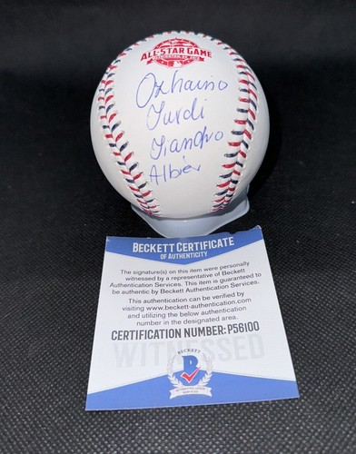 OZZIE ALBIES signed 2018 All Star Official Baseball ATLANTA BRAVES w/COA BECKETT - Picture 2 of 3