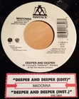 Madonna 45 Deeper and Deeper (edit / instrumental)  w/ts  NM