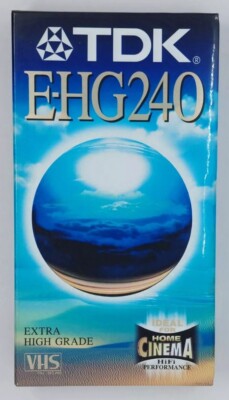 Leerkassette TDK E-HG 240 Extra High Grade VHS Kassette, NEU & OVP