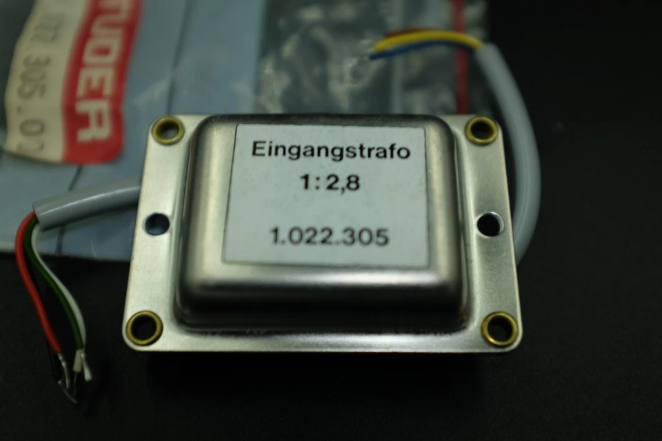 Transformador de entrada STUDER 1.022.305.00 1:2,8 ¿NOS? / ¿NUEVO? A963 A970 Foto 4 de 4