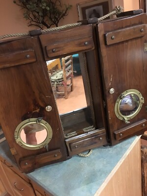 Nautical Vintage Cabinet Unique One Of A Kind