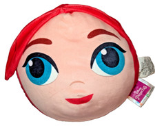 DISNEY Little Mermaid Ariel XL Cloud Pillow Travel Round Pillow