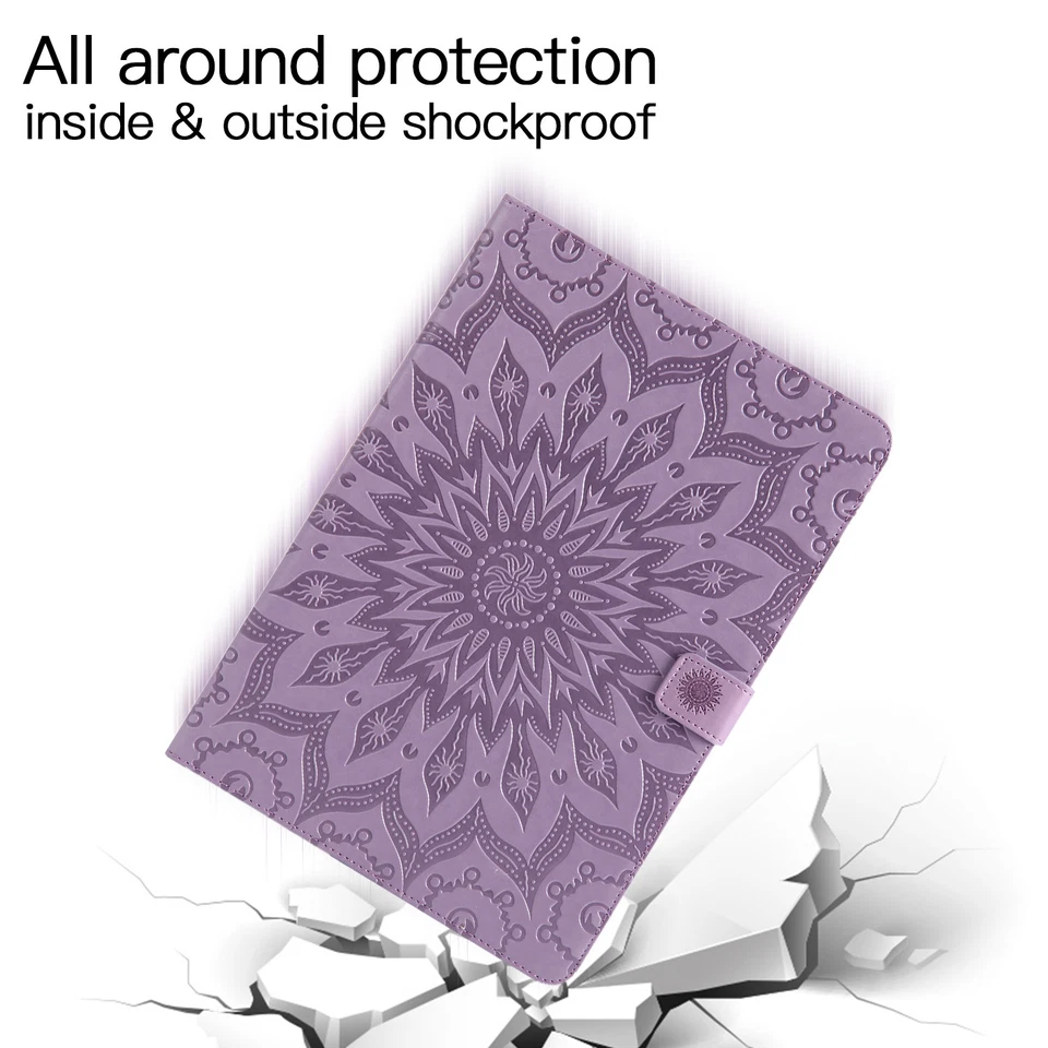 Vintage Leather Flip Smart Case Cover For iPad 5th/6th Gen 9.7"/Air 2/Mini 6/Pro - Image 4 of 4