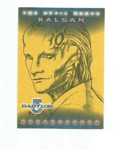 RALGAN 1999 SKYBOX BABYLON 5 PROFILES THE OPTIC NERVE INSERT CARD #ON2 - Picture 1 of 1