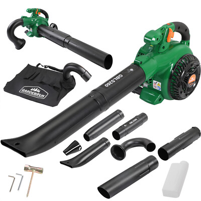 Gardebruk Laubsauger Benzin Laubbläser 4in1 Häcksler Laubhäcksler Garten Gebläse