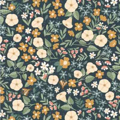 Moonbeam Dreams Moon Garden Night MD23869, fabric BTY