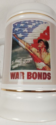 Rare Vintage Collectible Americas National D-Day Stein WW2 Museum New Orleans - Picture 2 of 5