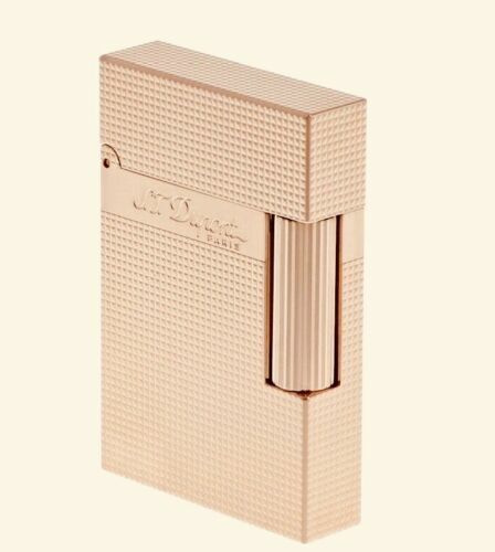 ST DUPONT LIGNE LINE 2 SMALL PERFECT PING ROSE GOLD LIGHTER C18691