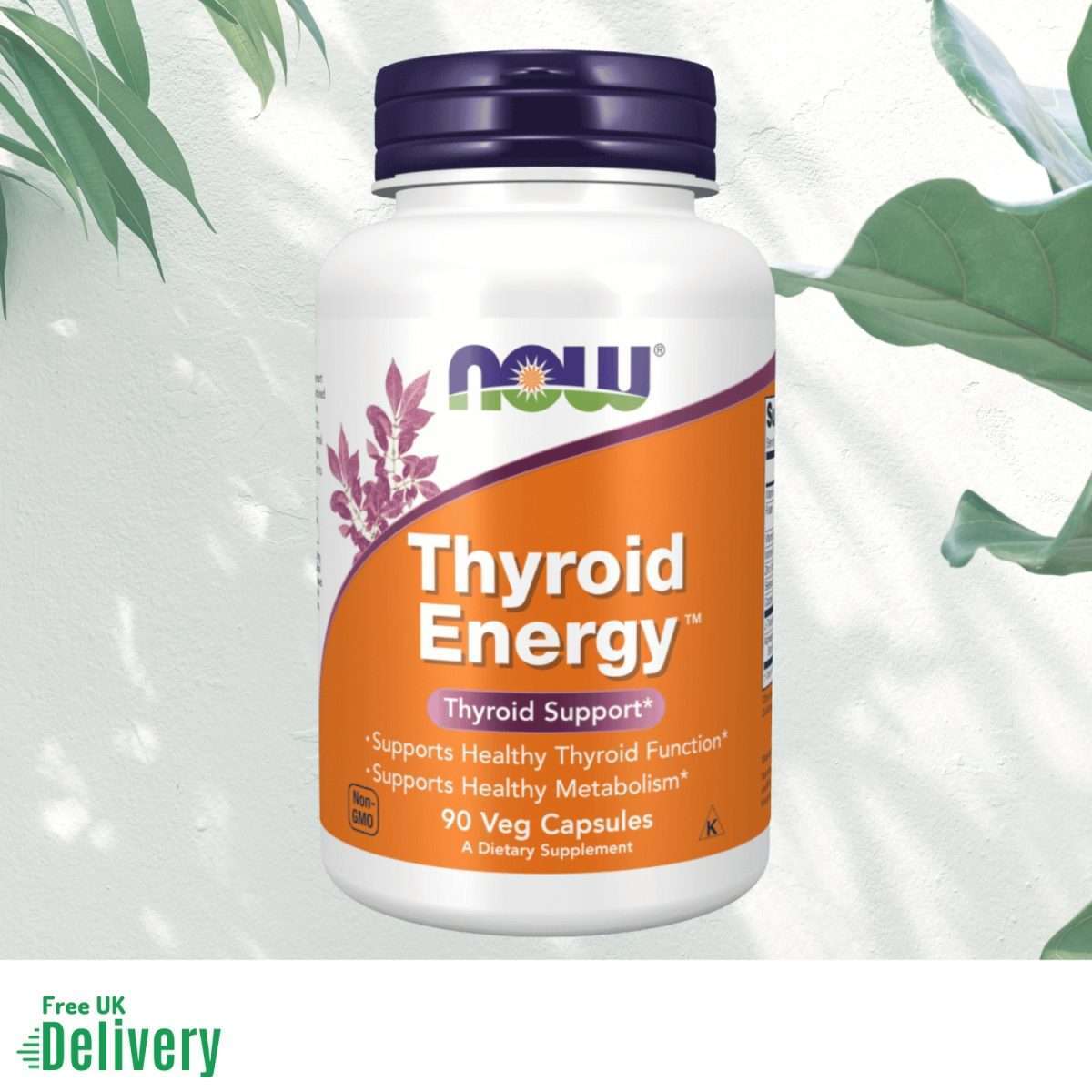 Now Foods Thyroid Energy 90 Capsules UK Freepost Synergy