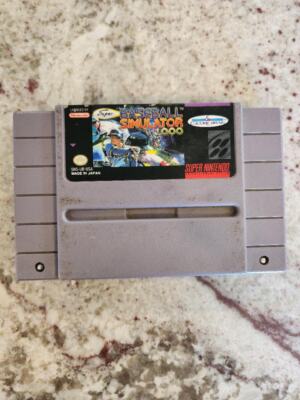スーパーファミコン - SFC★SUPER BSAEBALL SIMULATOR 1000 SNES Super Baseball Simulator 1000 SNES 47743950162| eBay