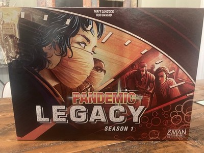 Pandemic Legacy Season 1 Red Edition board game * New Unplayed Open Box