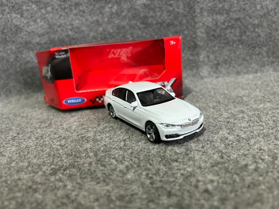 BMW 335ì SERIE 3 F30 F 30 10 cm WELLY NEX auto modello modellino METALLO bianca - Immagine 4 di 4