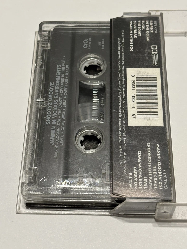Shootyz Groove Jammin In Vicious Cassette Tape 1994 Mercury CRC P4 22465 - Image 2 of 4
