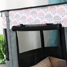 Foldable Cat House Removable Skylight Breathable Cat Delivery Room Dog Plaype~