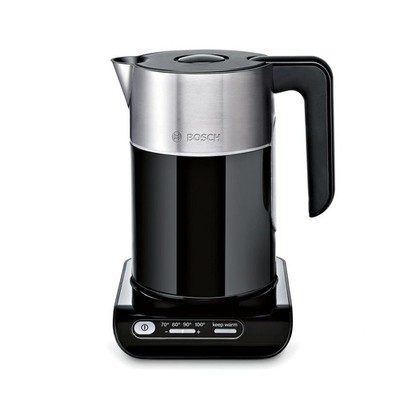 Bosch Styline TWK8633GB kabellos mit variabler Temperatur 1,5 Liter, schwarz 