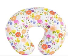 Boppy Pillow, Multicolor Spring Flowers, Ergonomic Positioning, Firm Fib