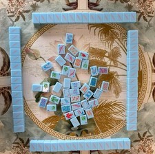 American Mahjong Game Set, 160 tiles Blue   Mah Jong Tiles Free storage bag