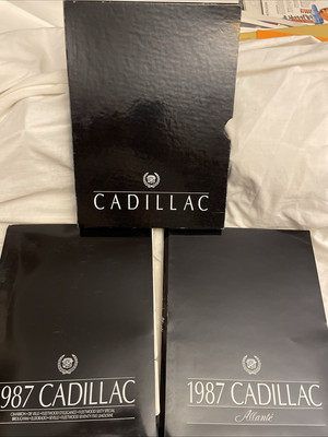 NOS 1987 Cadillac Full Lineup Box Press Kit, Huge W/new Allante  & Limo info