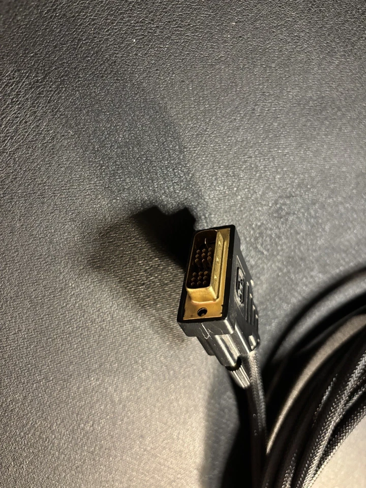HDMI auf DVI Highend Kabel - 5m FULL HD 1080p - PC zu Monitor/ Beamer Adapter - Bild 2 von 3