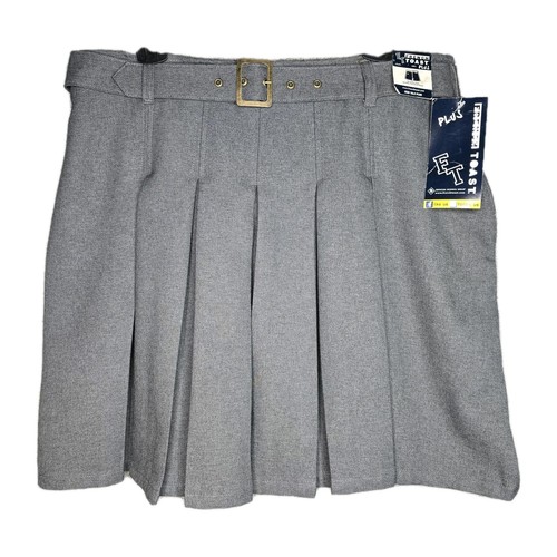 French Toast Girls Plus Sz 18.5 Gray Skort School Uniform Hermoine Skirt Cosplay
