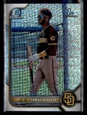 2022 Bowman Chrome #BCP-203 Samuel Zavala Prospects Mojo Refractor