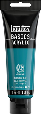 BASICS Acrylic Paint, 118Ml (4-Oz) Tube, Titanium White
