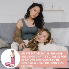 Facial Hair Remover for Women- as Seen on TV Painless Face gold, Rose Red