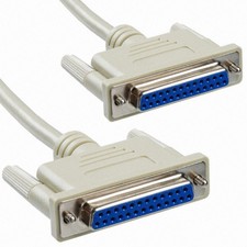 Belkin F3D153-10 DB25 Null Modem Cable F/F 10ft RS232 Serial Cable